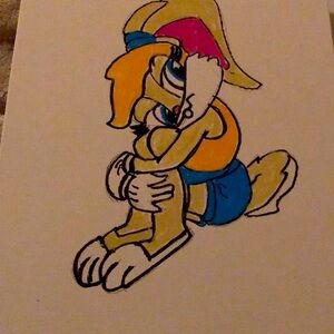 Colorful Cartoon Character Canvas Art